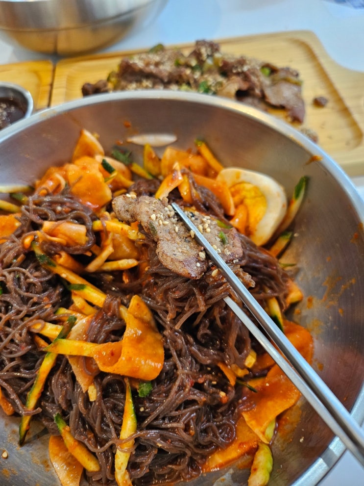  매운냉면 제대로하는 영등포냉면맛집 천수냉면 본점