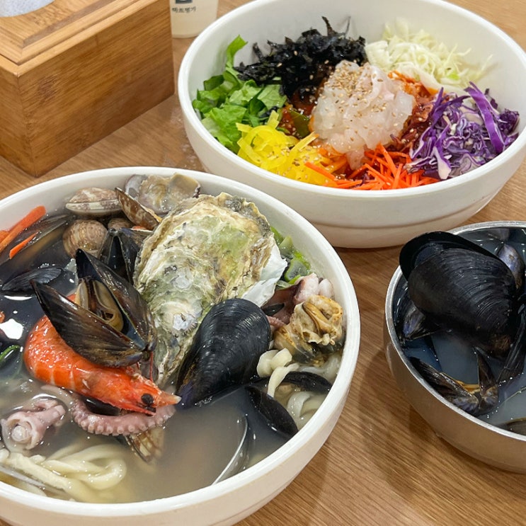  월미도 칼국수 맛집 광어부인정때문에 내돈내산 후기