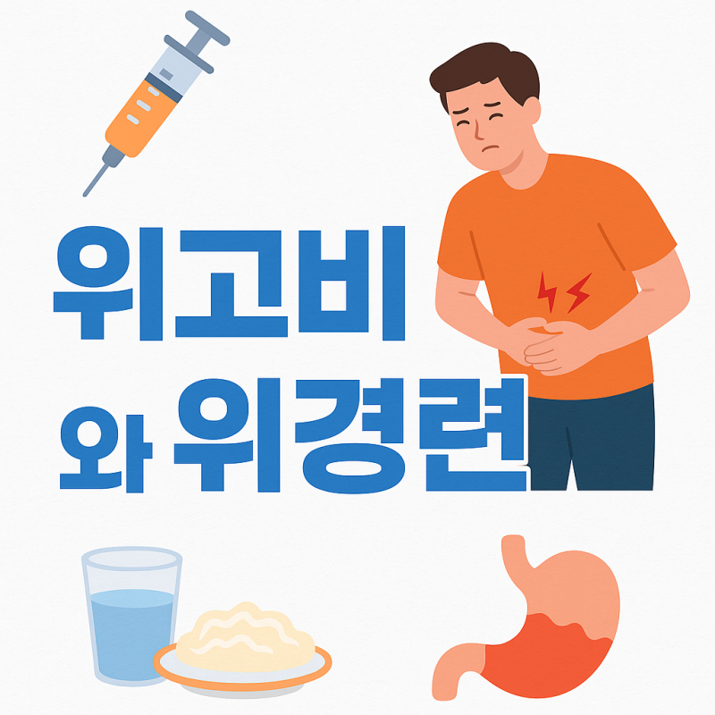 위고비 사용하고 윗배가 뒤틀리듯이 아파요. (위고비/삭센다/트루리시티와 위경련/복통/배아....