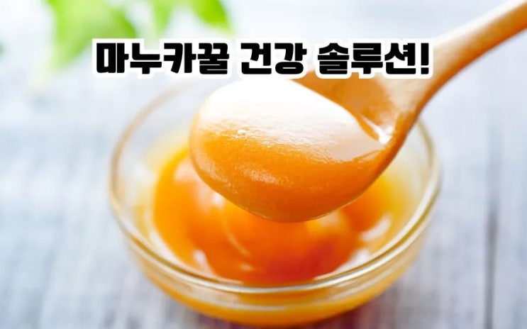  마누카꿀 효능 등급별 효과 보관법 먹는법 부작용