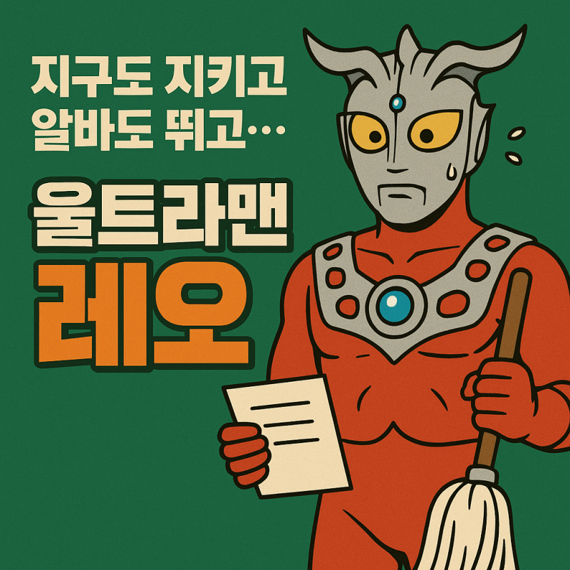 지구도 지키고 알바도 뛰는 울트라맨? 레오 형님의 현실 썰 푼다