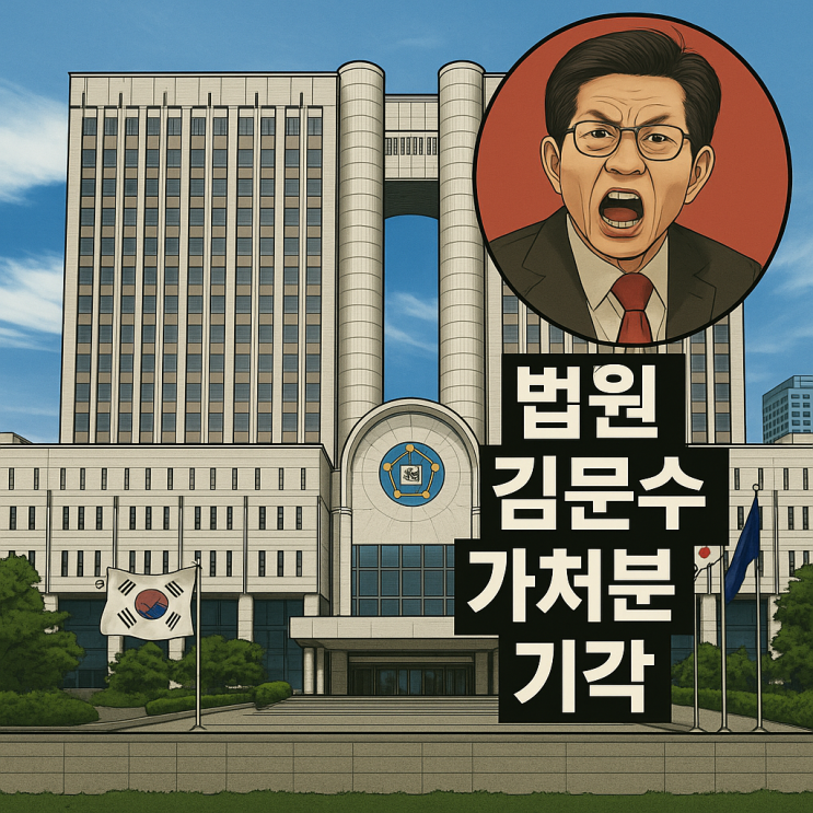 <b>김문수 후보 가처분</b> 기각! 법원 "지위 인정 안돼"... 국민의힘... 
