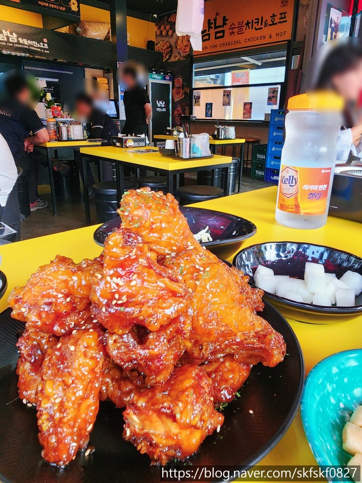 [불당동 치킨] 푸짐한 가성비에 겉바속촉 양념이 맛있는 불당맛집, 냠냠숯불두마리치킨