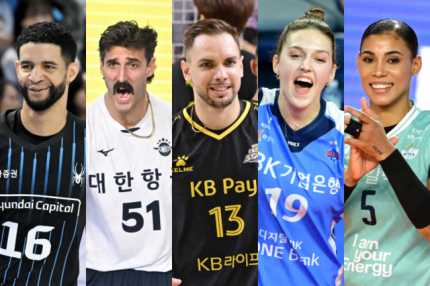 <b>레오</b>·<b>러셀</b>·비예나, 2025... V-리그 남자부 외국인 <b>재계약</b> 확정!