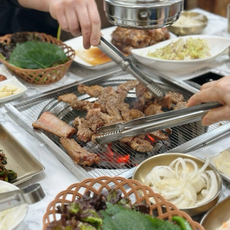 가족모임 내 마음속 돼지갈비 1등 맛집 올해도 여전히 맛있는 강릉 백년가든 돼지갈비 된장찌개 리뷰.