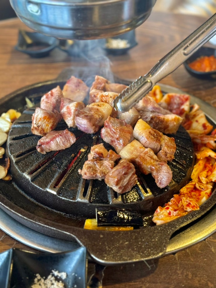 [압구정고깃집]  제주 느낌 뿜뿜 압구정고기맛집 애월식당 압구정점