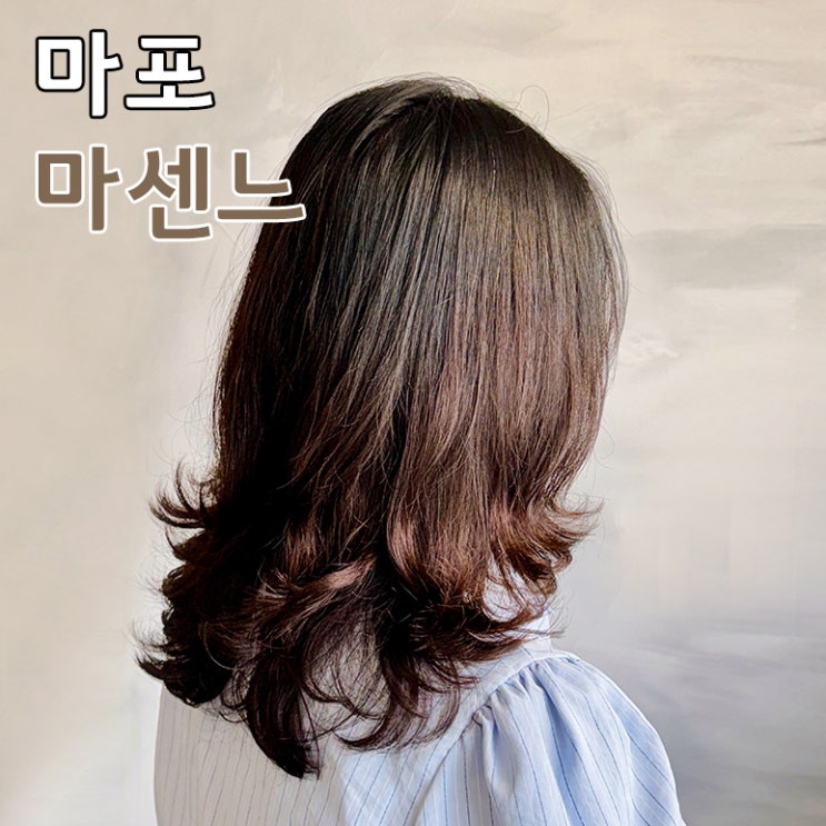  여자 중단발 빌드펌 잘 하는 홍대입구역 미용실 추천 마센느 후기