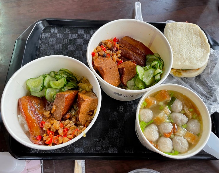  대만 타이베이 동파육덮밥 맛집 추천 일갑자찬음(일갑자손음) 후기 (가격, 웨이팅, 메뉴추천)