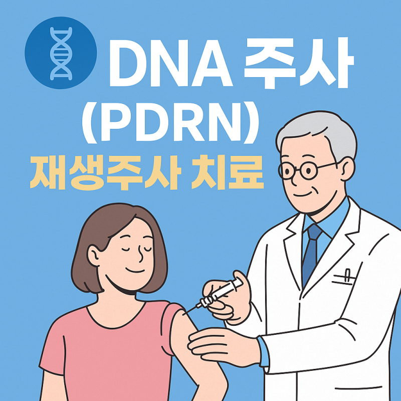 몸속 치유 능력을 깨우는 재생주사“DNA주사(PDRN주사)” – 통증의 근본 회복을 위한 선택