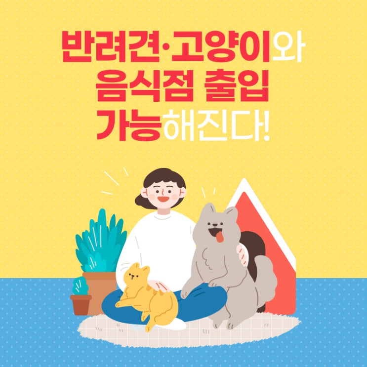 [애견] “반려견·고양이와 음식점 출입 가능해진다”