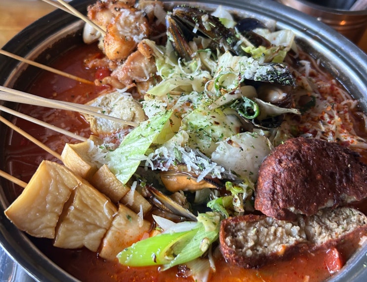 28 맛집 | 범계 심야주택 모리나베 튤립가라아게 후기