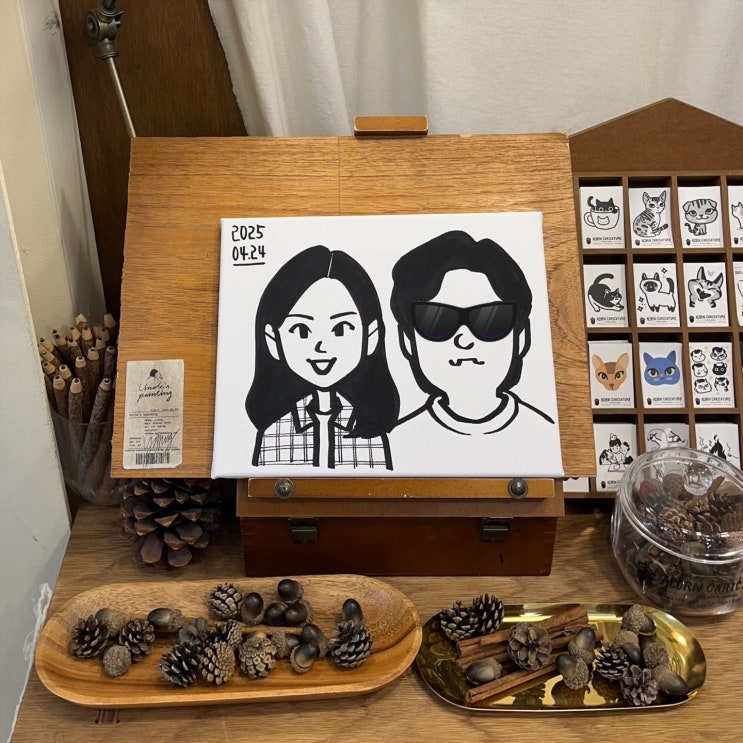 홍대 연남동 놀거리 도토리캐리커쳐 솔직 후기 홍대 연남동 놀거리 도토리캐리커쳐 솔직 후기