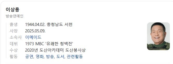 뽀빠이 이상용 프로필: 병약한 소년에서 국민 MC로, 한 시대의 아이콘
