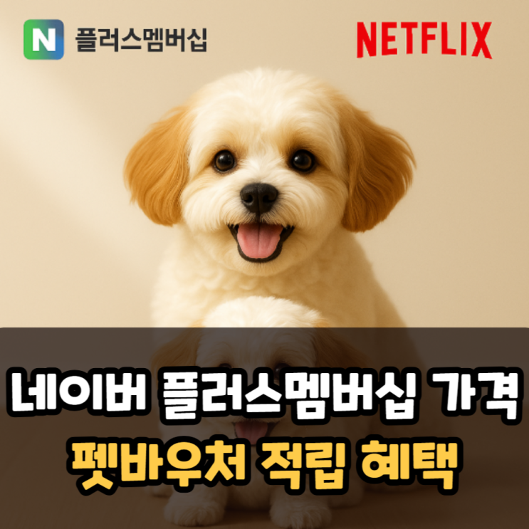 네이버플러스멤버십가격 펫바우처 적립 혜택