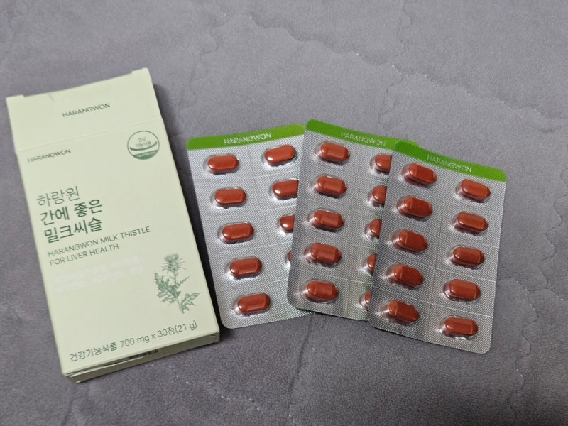 프리미엄 밀크씨슬추출물이 들어간 하랑원 간영양제