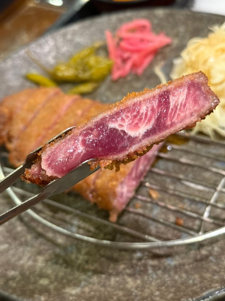  홍대 대학가 규카츠 맛집 '후라토식당 상수직영점'
