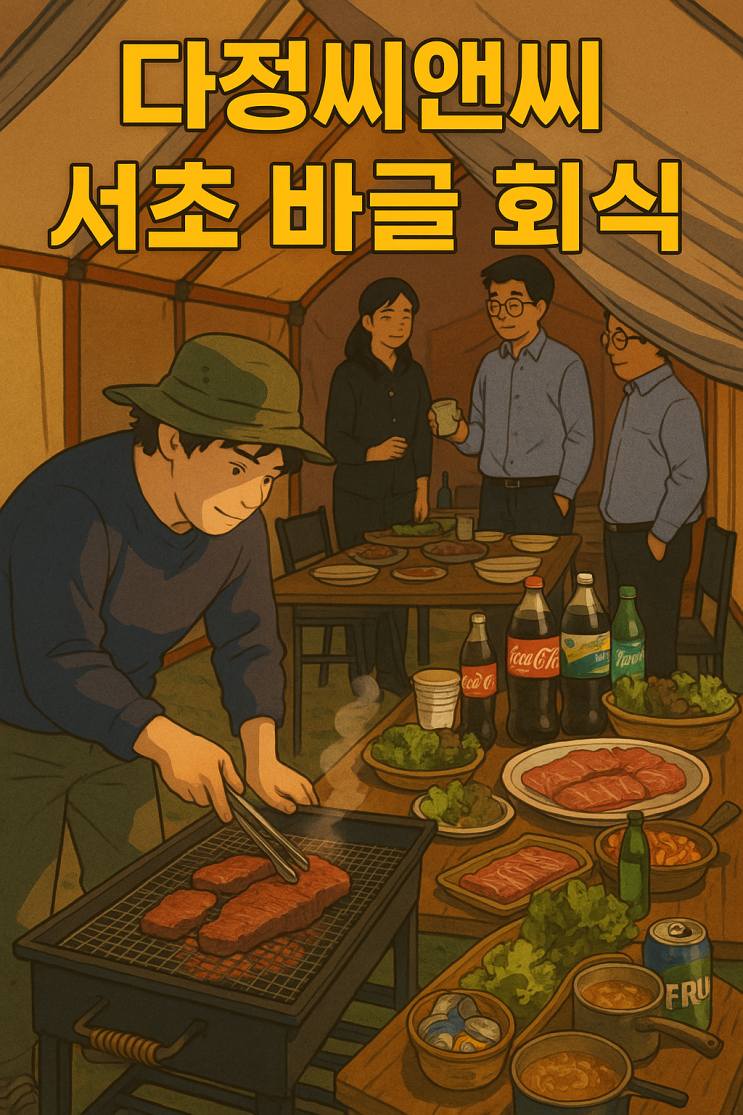  서초 바글에서의 다정씨앤씨 25년도 첫 회식!