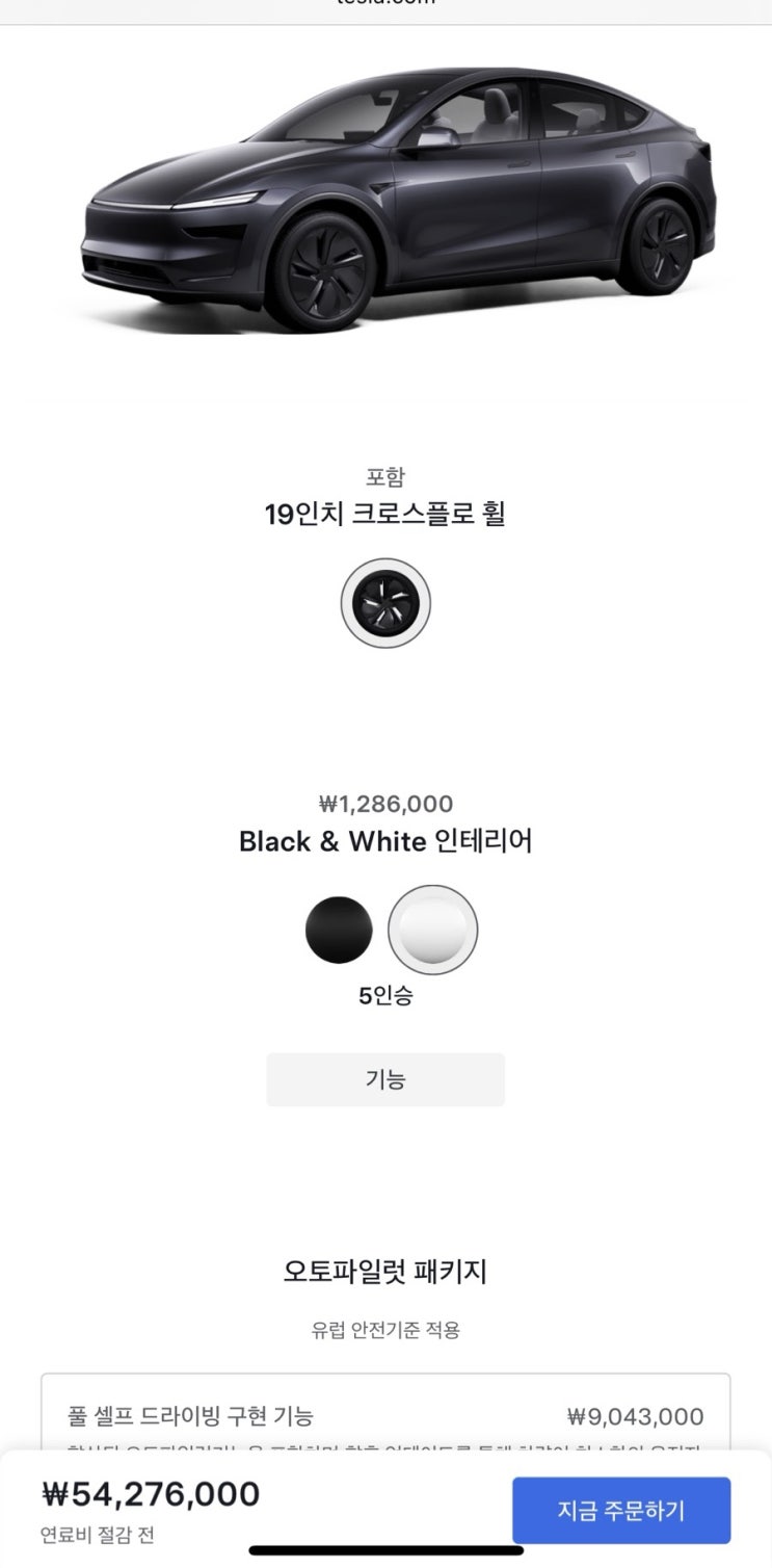  테슬라 new model y 주니퍼 구매과정 & 출고기 - 2(디자인 편집, 디편, 인도 예약, 보조금 신청 및 확정)