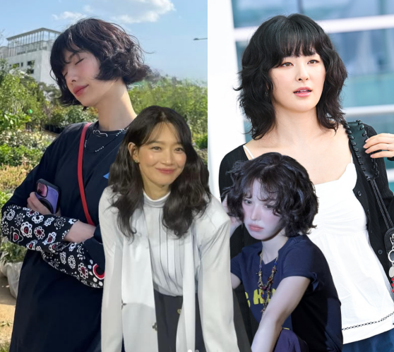  러블리하고 트랜드한 단발 히피펌 | 신민아, 나나, 웬디, 슬기 헤어스타일