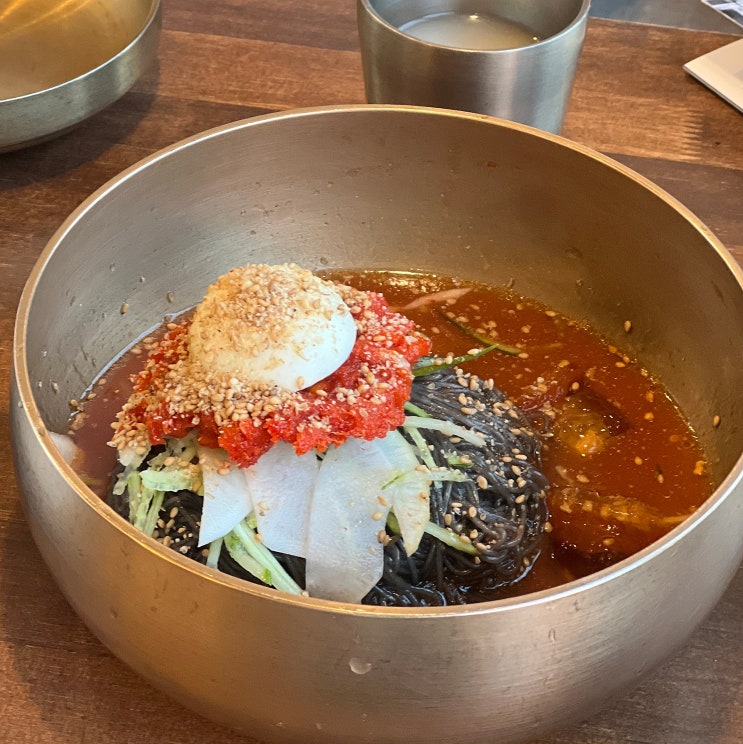  내돈내산 속초 여행 냉면 맛집 반려견 동반 가능 단천면옥
