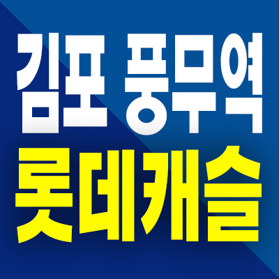  김포 풍무동 미분양아파트 풍무역 롯데캐슬 신축 분양가 모델하우스 공급정보