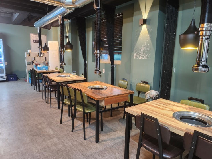 청주 산남동 마폭갈비 돼지양념 숯불갈비