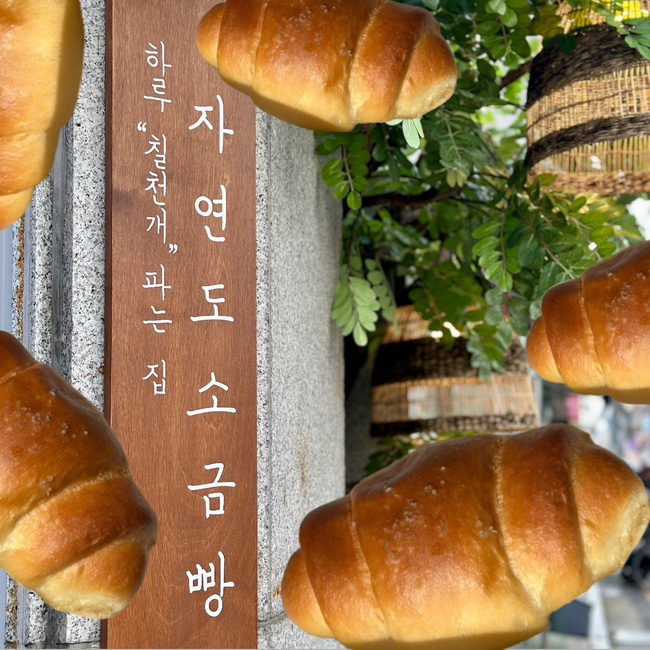  나혼산 나온 성수 버터 소금빵 맛집! 자연도소금빵 | 버터풍미 가득 바사삭 웨이팅 필수
