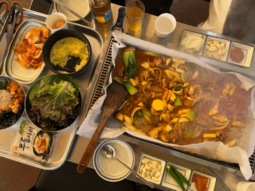  수원역 근처 서둔동 오리주물럭 맛집 팔딱오리