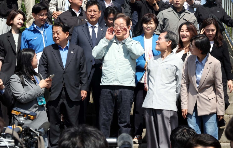 '골목 골목 <b>경청투어</b>' <b>이재명</b> 후보 지역별 유세 총정리