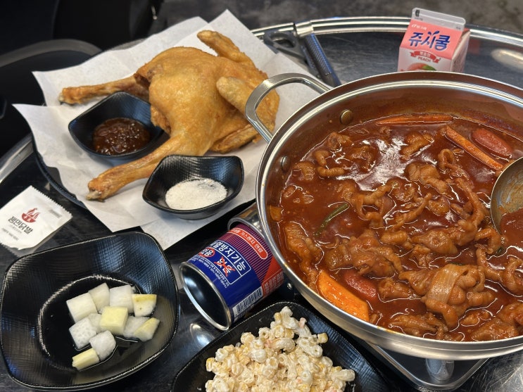  천안 쌍용동 야식 국물닭발맛집 평민닭발