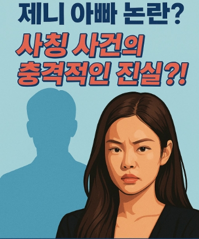  제니 아빠의 정체? 금수저 루머와 사칭 논란의 진실?