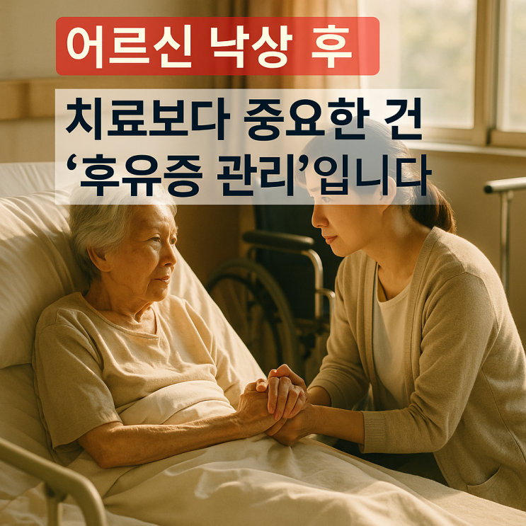  청주주간보호센터, 청주 돌봄 센터 : 어르신 낙상 후 치료보다 중요한 건 후유증 관리입니다.