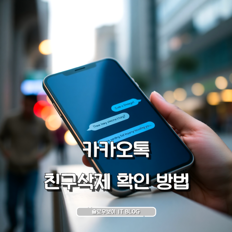 카카오톡 친구삭제 확인 상대방 모르게 지울 수 있을까?