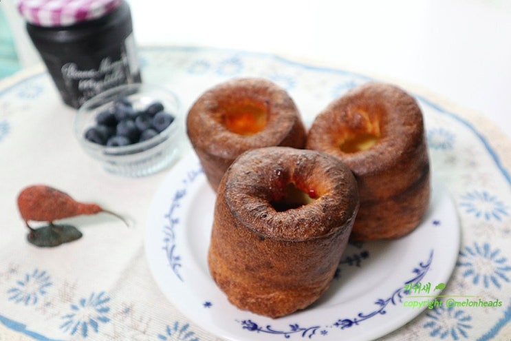미국식 푸딩 팝오버 popover 노설탕 겉바속촉 푸딩