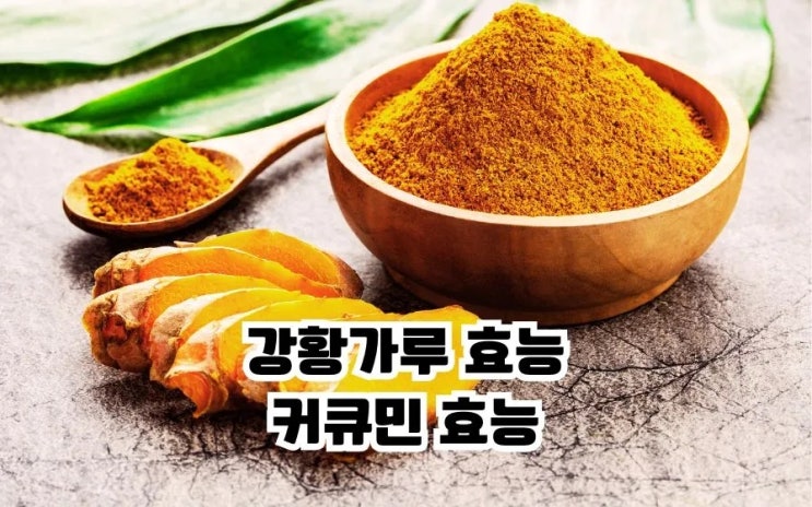  강황가루 효능 커큐민 효능 부작용 흡수율 높이는 먹는법