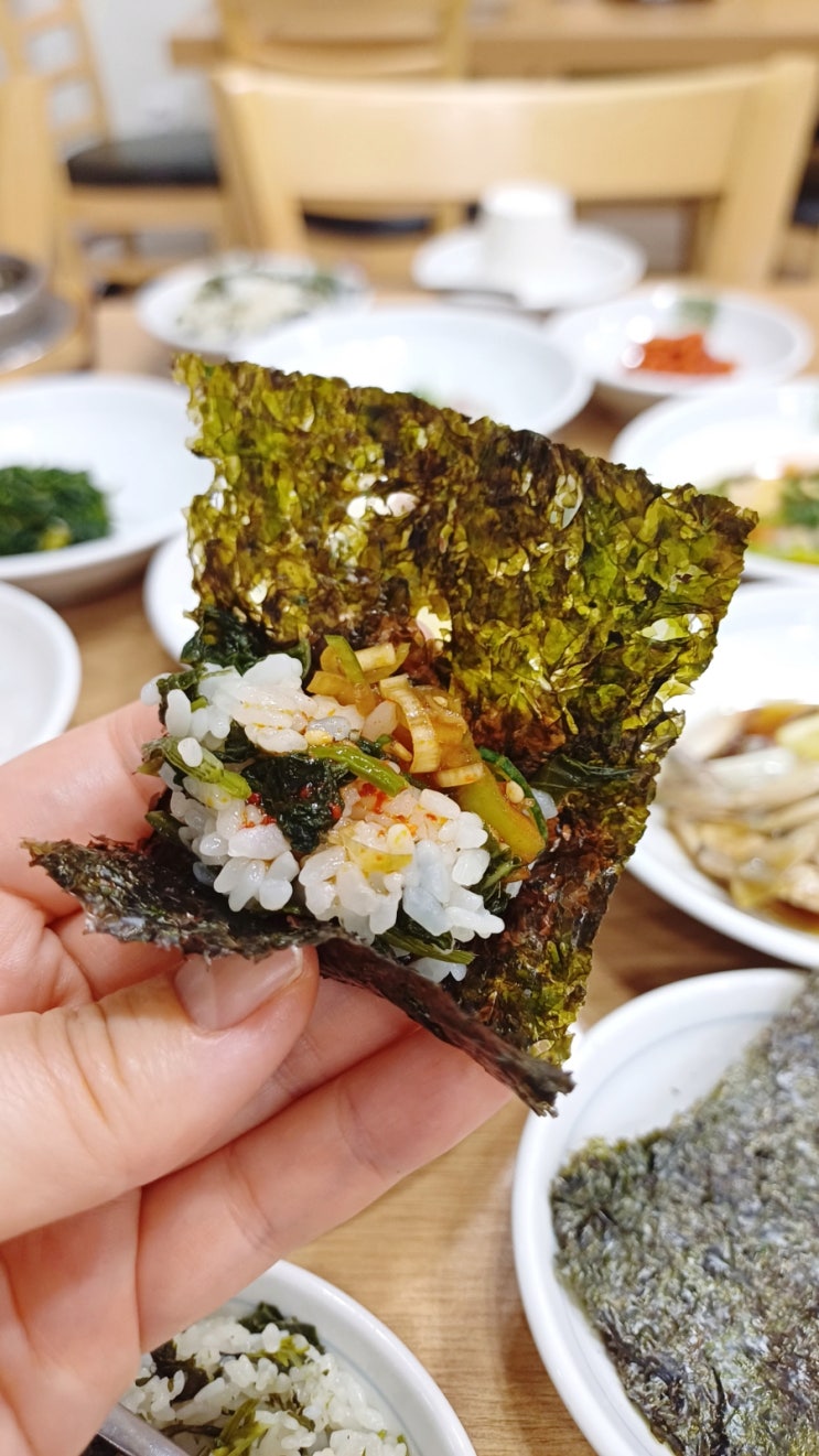  기흥 신갈 외식 타운 안에 있는 곤드레예찬 용인한정식맛집 주차 걱정 제로 소불고기 정식 식사