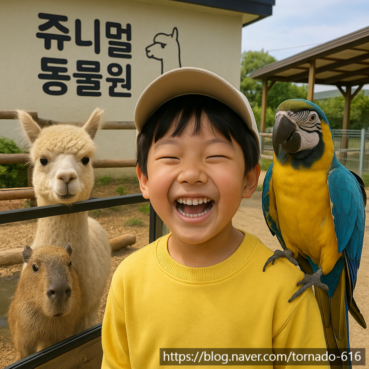  아이와 함께한 청주 쥬니멀 동물원 나들이  웃음이 끊이지 않았던 하루! 