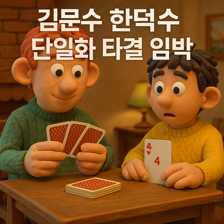 <b>김문수 한덕수 단일화</b> 타결 임박했건만