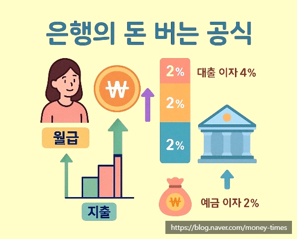  월급은 그대로인데 이자는 2배? 은행의 돈 버는 공식