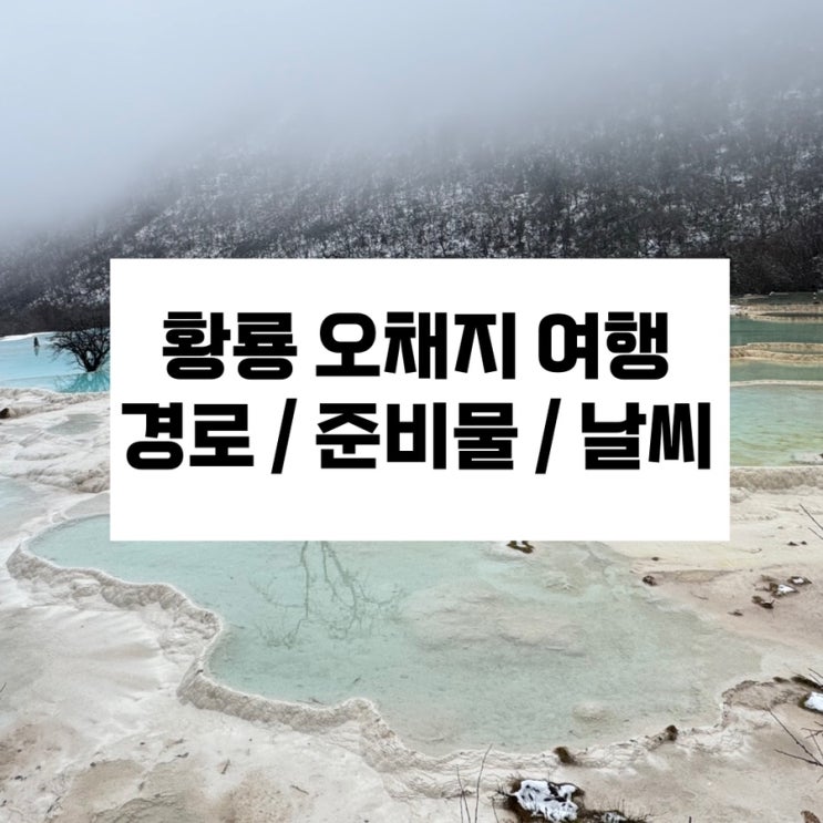  청두 구채구황룡여행 (3) 홀리데이인 구채구 조식 / 황룡 자유여행 후기 / 황룡 준비물/ 폭설과 황룡 오채지 / 황룡 점심후기 / 황룡에서 다시 청두동역으로 C5754