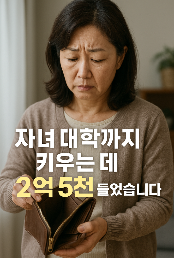  육아 스트레스 아기 낳아 대학까지 보내는데 드는 비용이 2억 5천 실화?