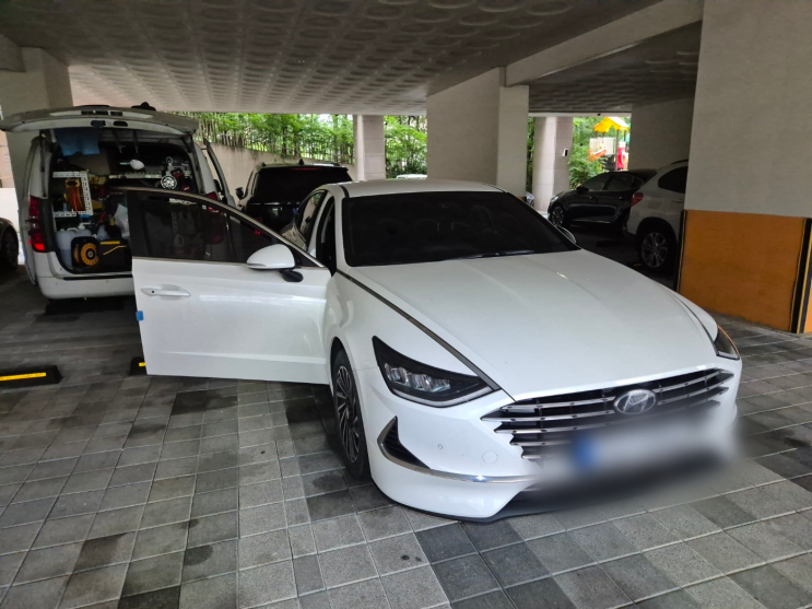  용인 수지 출장세차 쏘나타 조수석 구토 오염과 냄새를 제거하는 시트 탈거 세척 후기