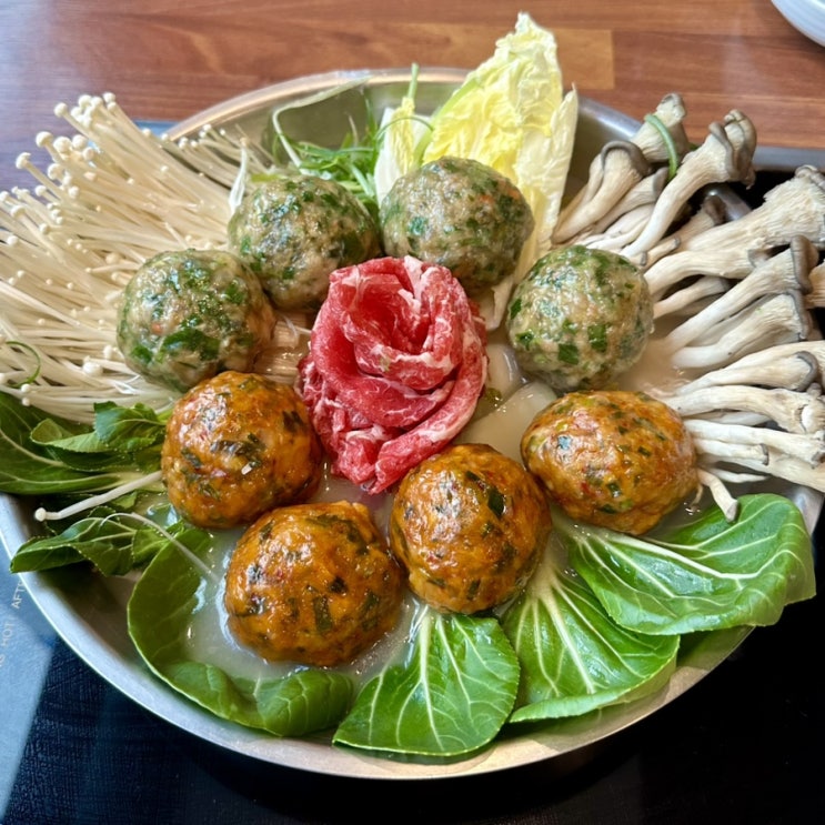  부평맛집)굴림만두전골 내돈내산 주차정보
