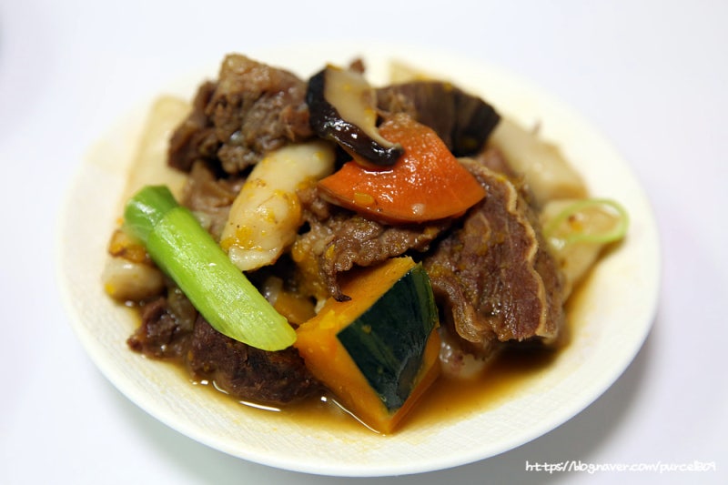 정성곳간 명인의 8분요리 뼈없는 소갈비찜
