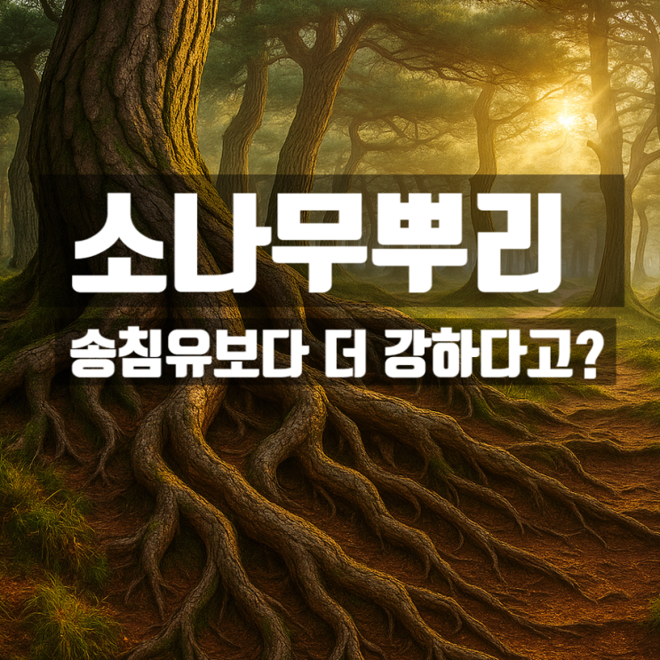  소나무뿌리 효능 성분 총정리 1부 - 동송근의 힘의 비밀