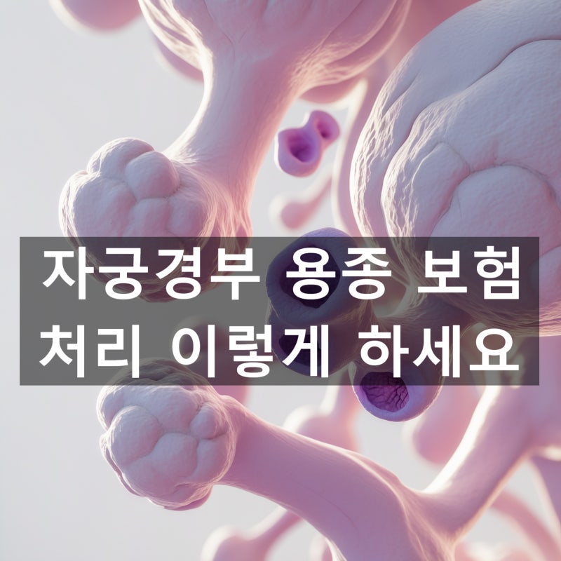 자궁경부 용종 보험 처리 이렇게 하세요✔ 실손, 암 진단비까지 총정리