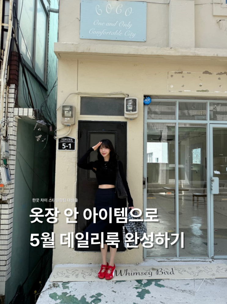  새옷 쇼핑?  옷장 안 아이템으로 5월 데일리룩 완성하기 ️
