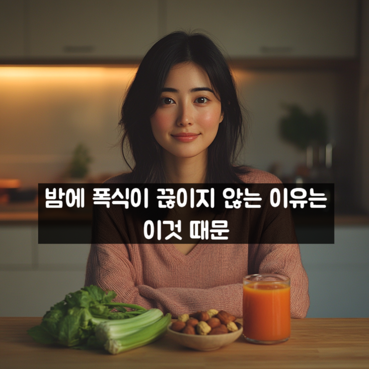 밤에 폭식이 끊이지 않는 이유는 이것 때문