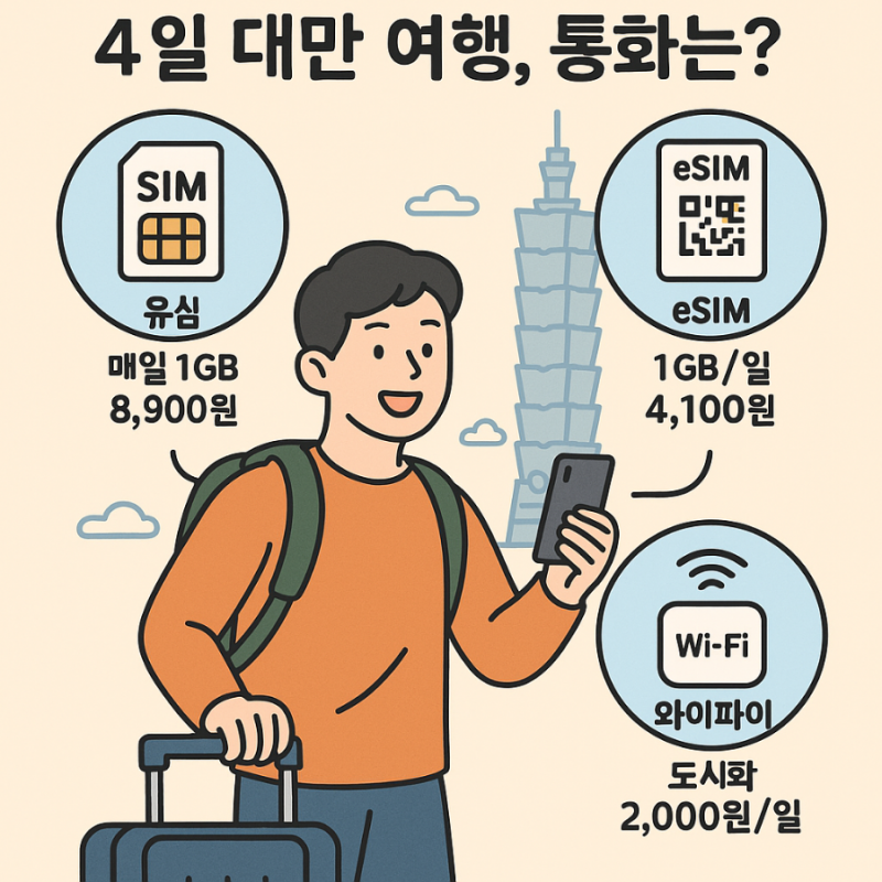 대만 유심 구매 꿀팁
