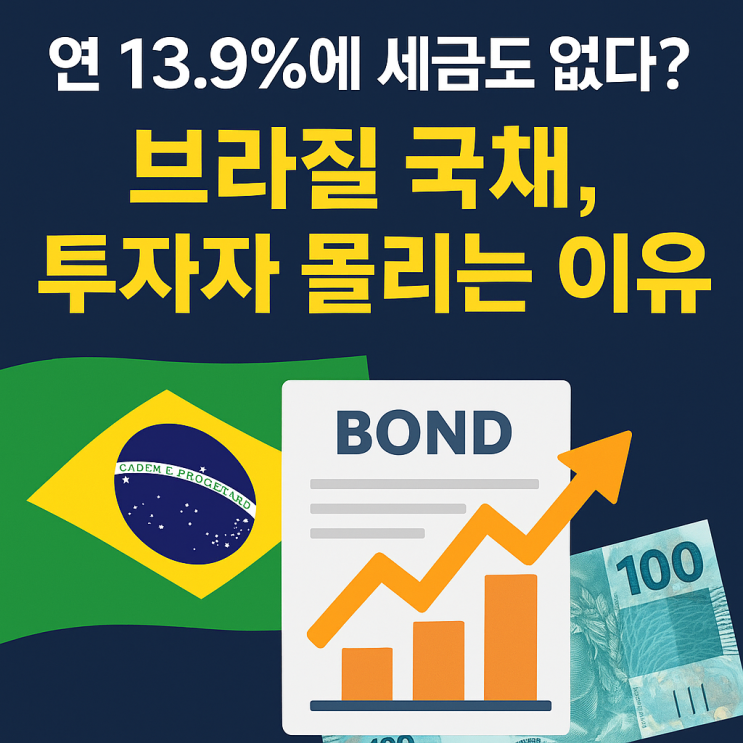  13% 수익률 ‘브라질 국채’ 재부상